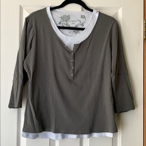 Layered look. One piece